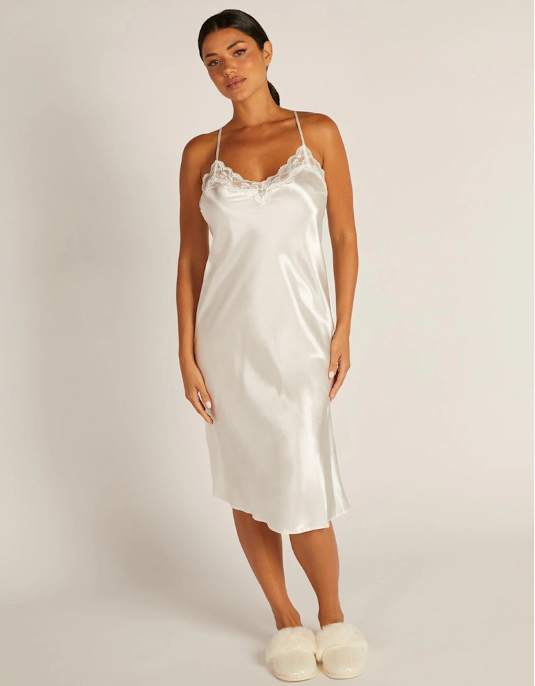 Amelia Midi Chemise - Ivory