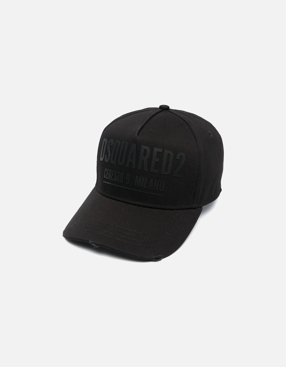 Black Ceresio 9 Logo Cap in Black, 3 of 2