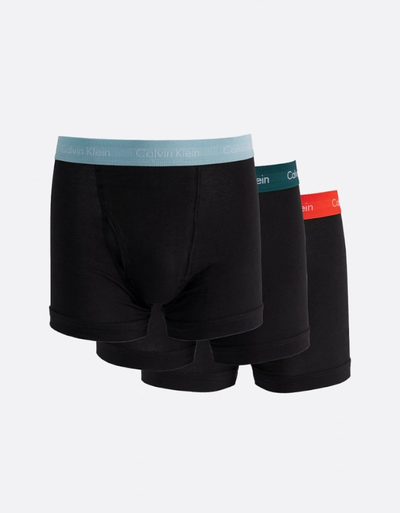 Cotton Stretch Wicking Mens Trunk 3 Pack