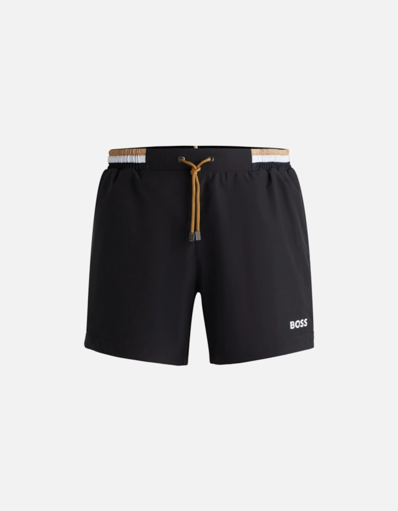 BOSS Black Atoll Swim Shorts 001 Black