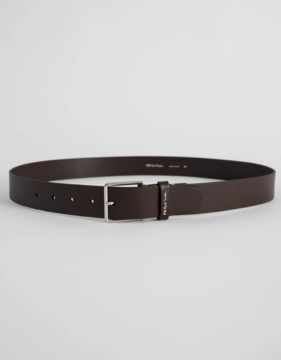 Mens Leather Belt With Colourful Stitch Detail, 5 of 4
