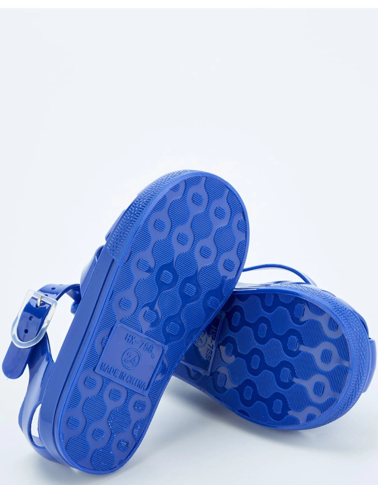 Boys Closed Toe Jelly Sandals - Blue