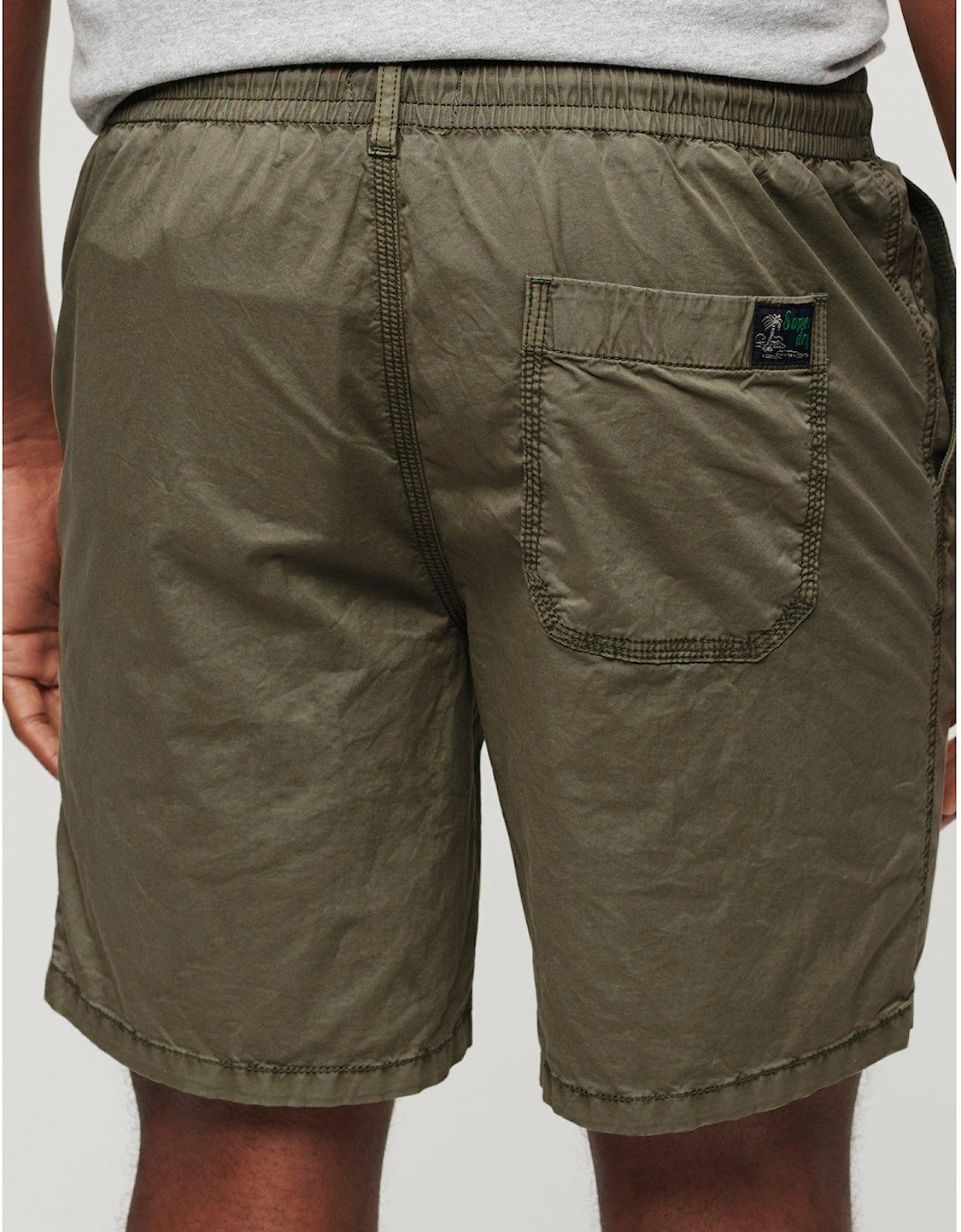 Drawstring Walk Shorts - Green