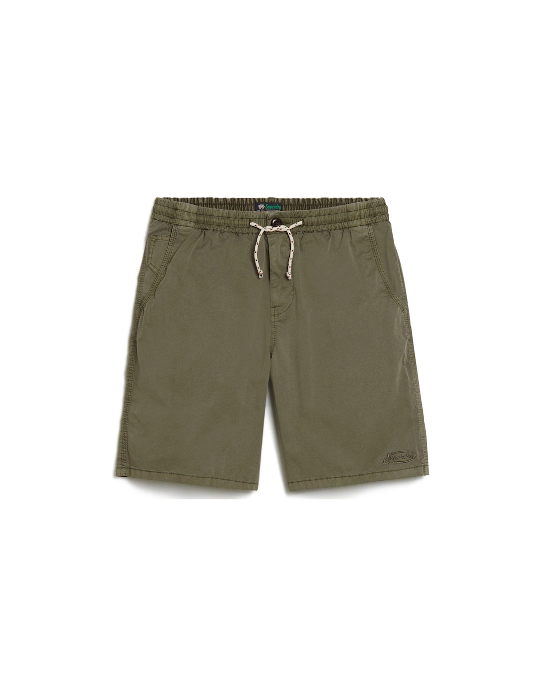 Drawstring Walk Shorts - Green