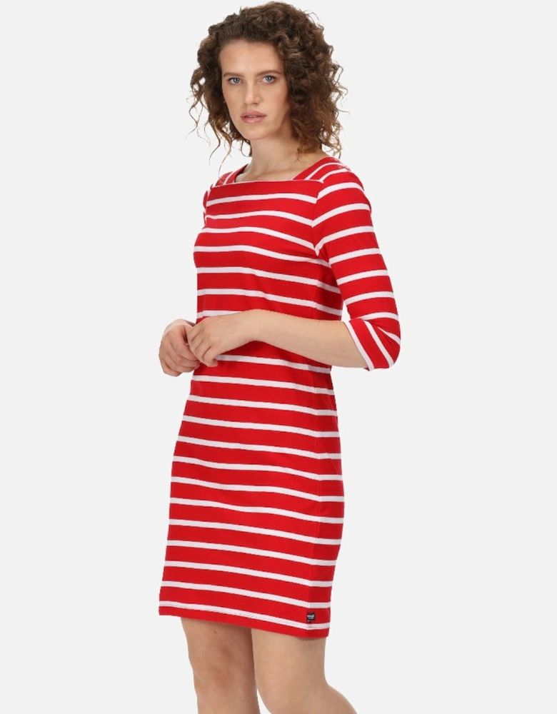 Womens Paislee Printed Jersey 3/4 Sleeve Sun Dress