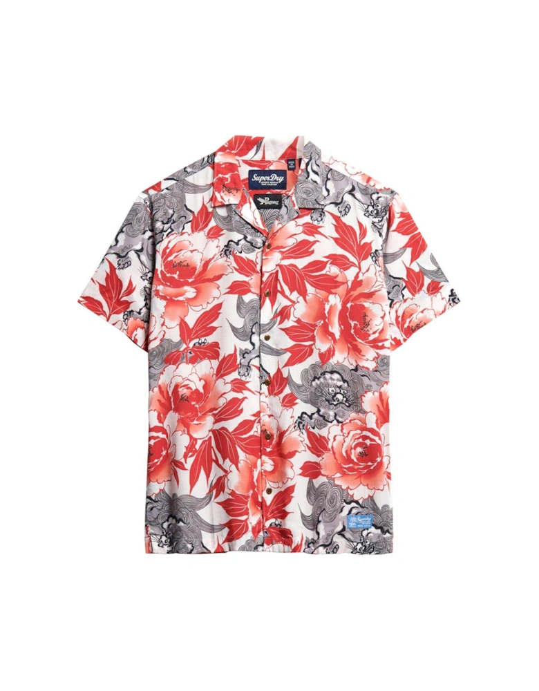 Hawaiian Resort Shirt - Red