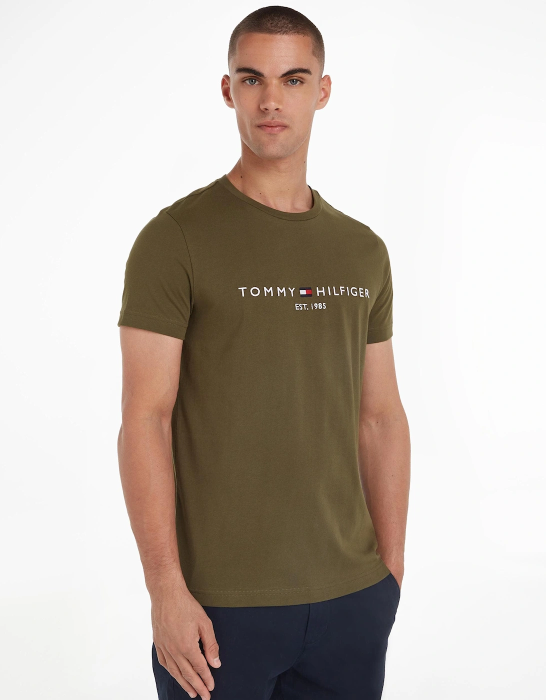 Tommy Logo Basic Mens T-Shirt, 6 of 5
