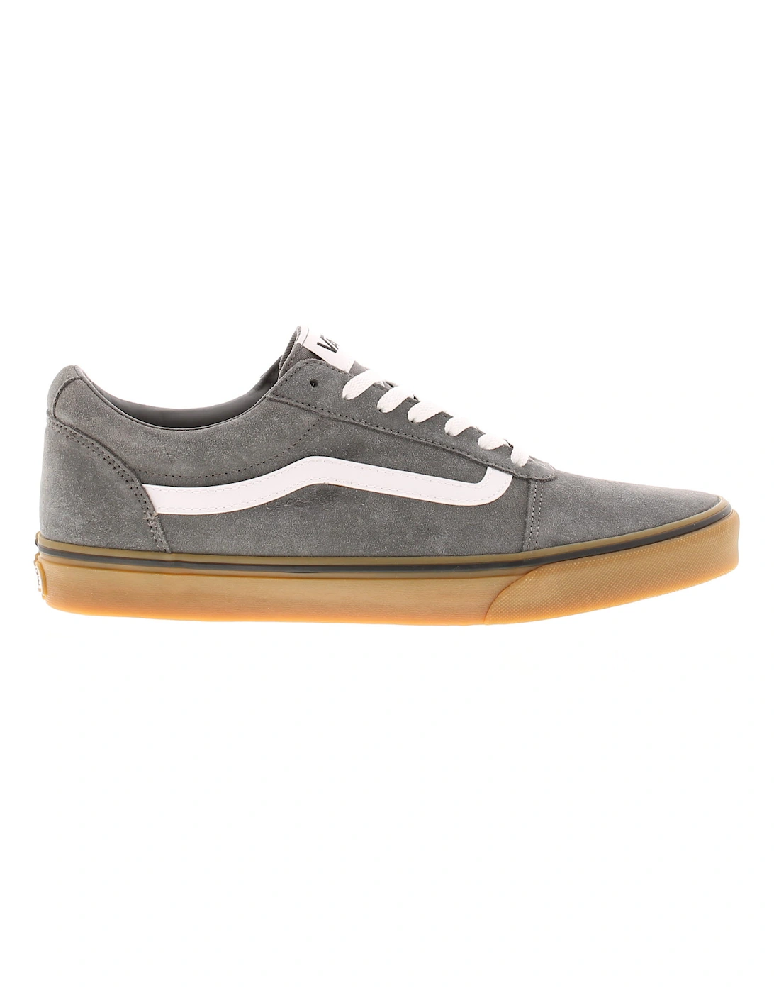 Mens Skate Shoes Pumps Trainers Mn Ward Leather Lace Up grey UK Size