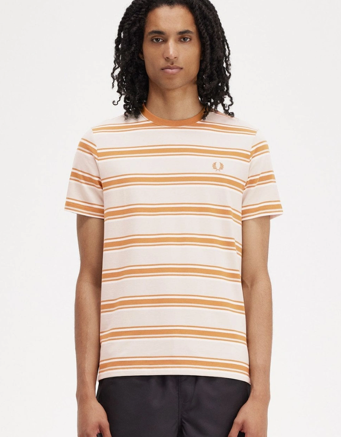 Mens Stripe Design T-Shirt, 5 of 4