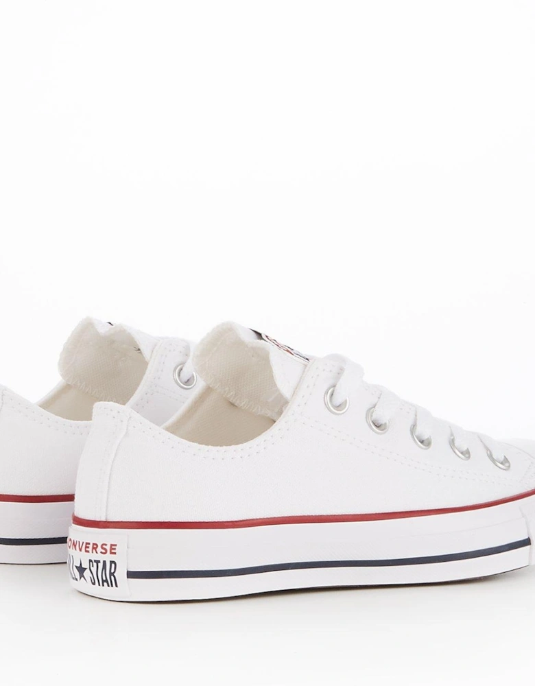 Unisex Wide Fit Ox Trainers - White