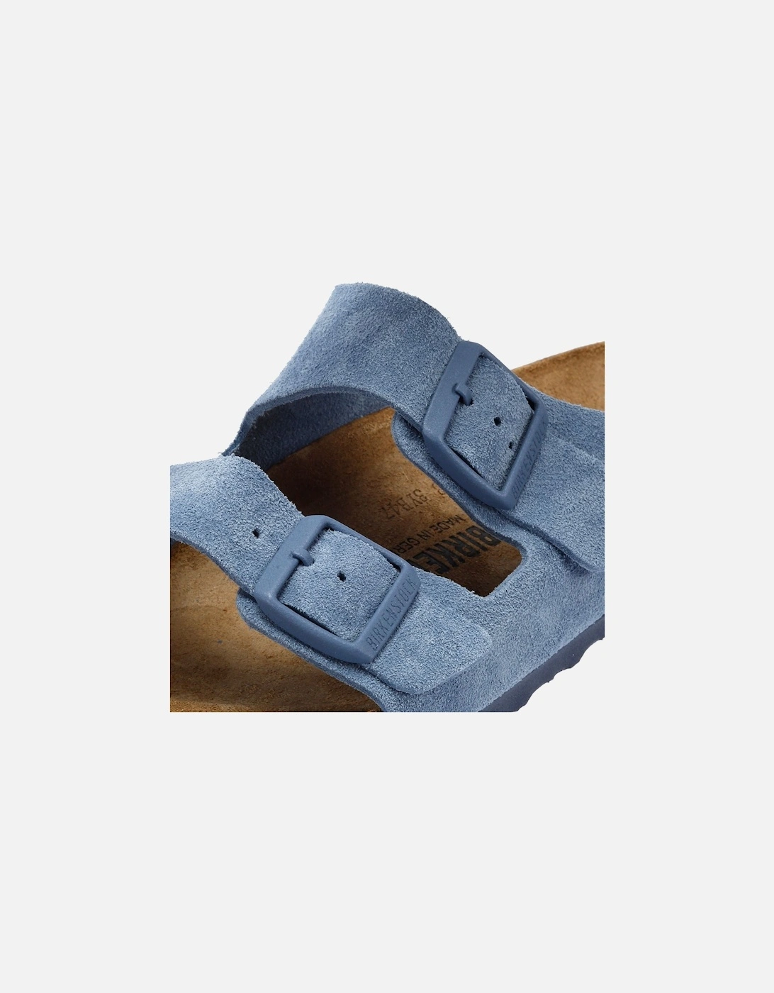Suede Elemental Blue Sandals