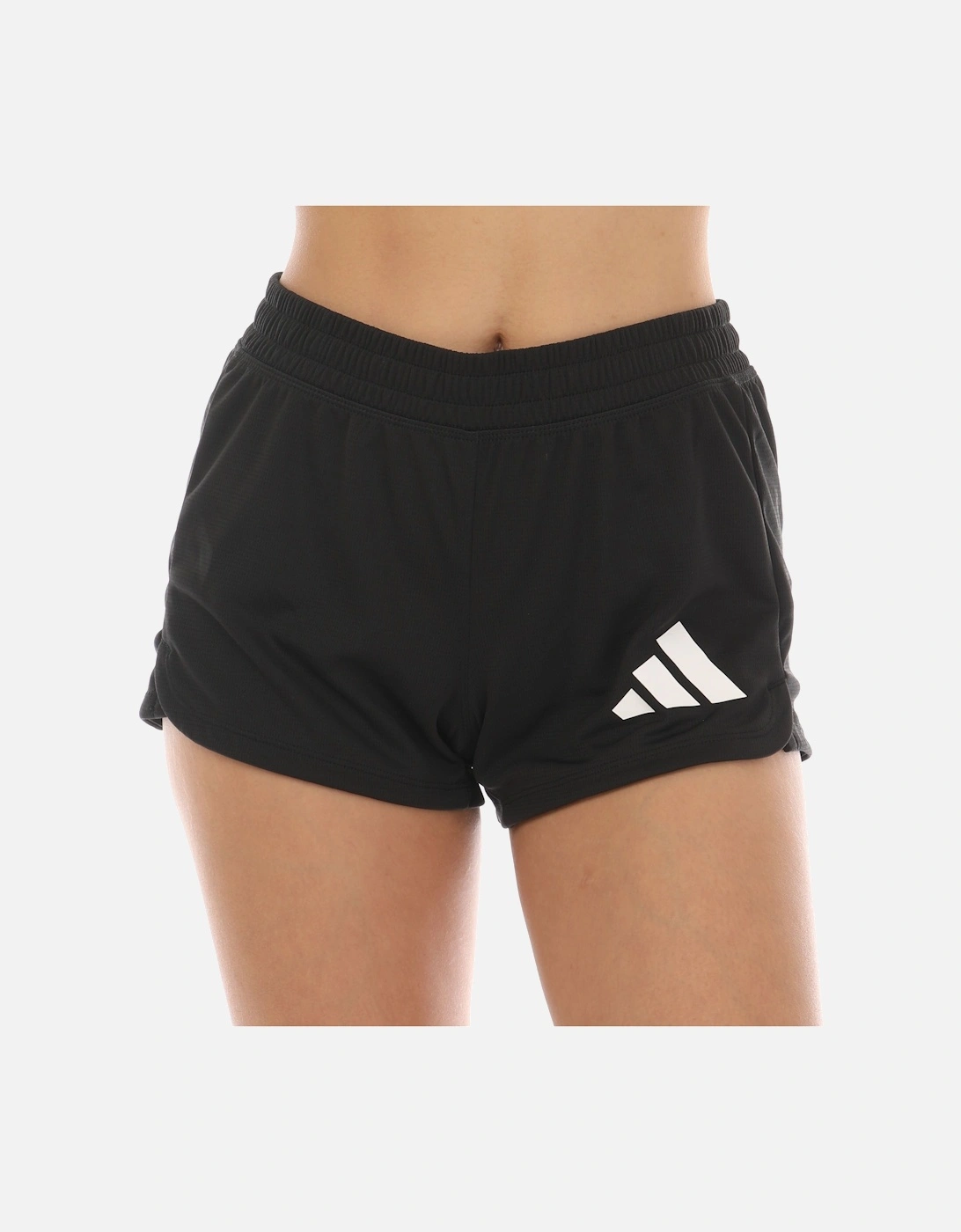 Womens Pacer 3-Bar Knitted Shorts, 4 of 3