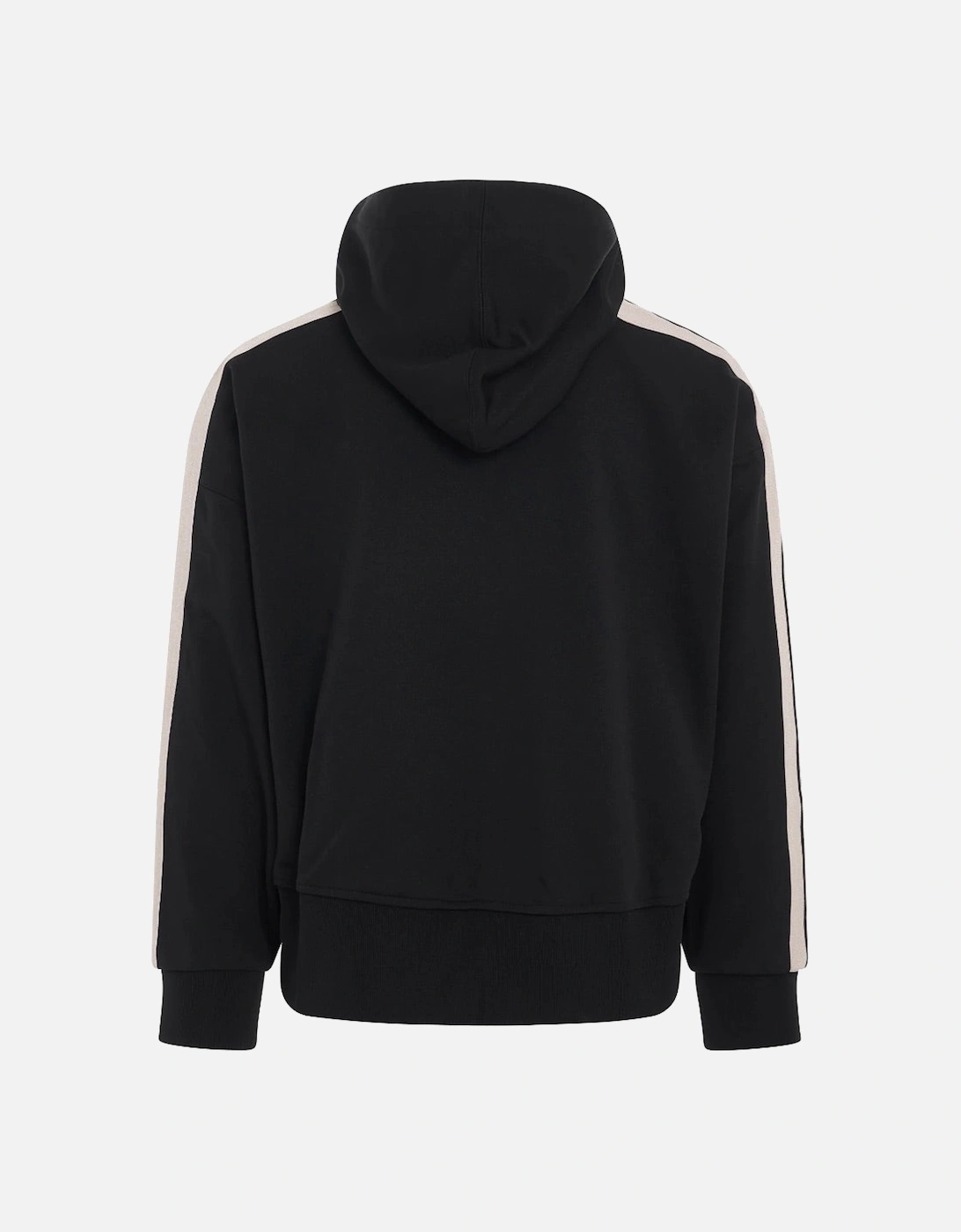 Zip Up Black Hooded Jacket