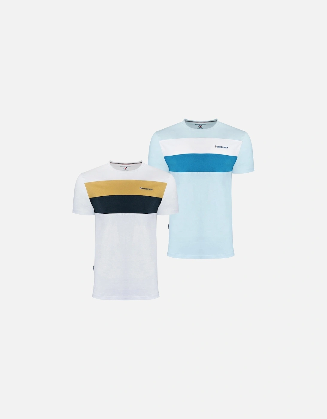 Mens Panelled Casual T-Shirt