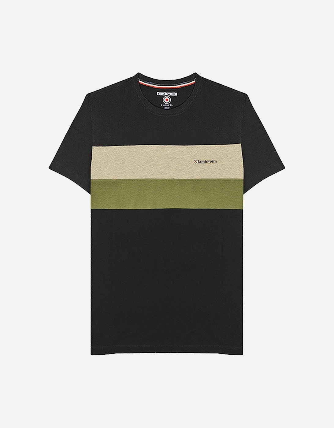 Mens Panelled Casual T-Shirt
