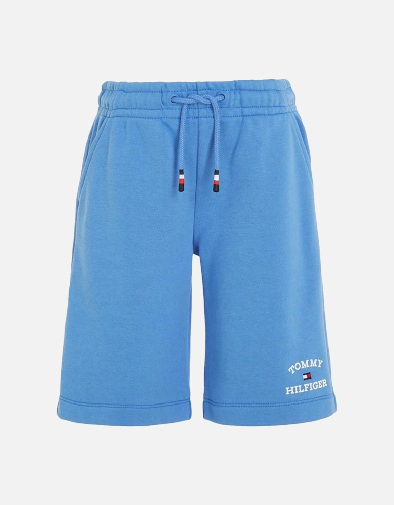 Youths Logo Sweat Shorts (Blue)