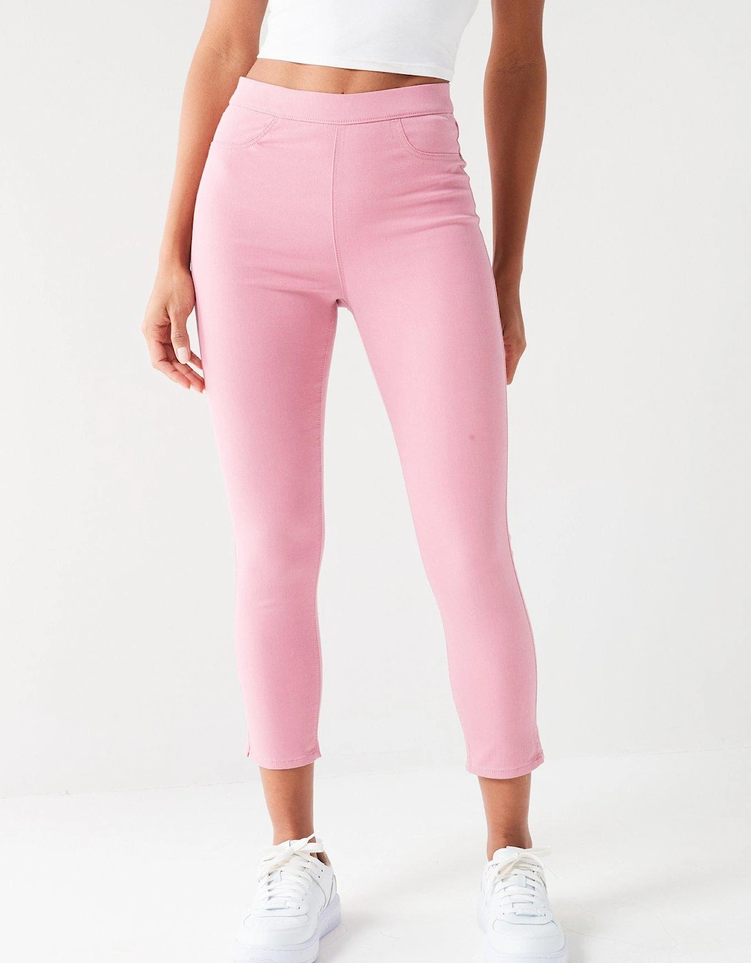 New Essential Crop Jeggings - Pink, 7 of 6
