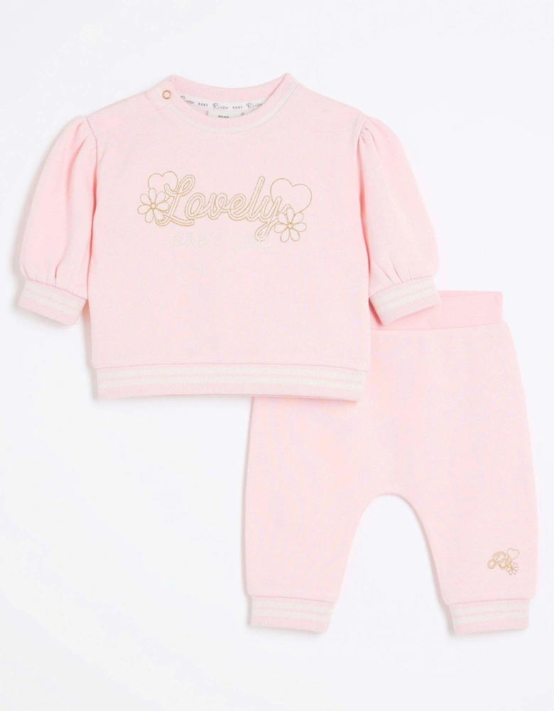 Baby Girls Lovely Sweat - Pink