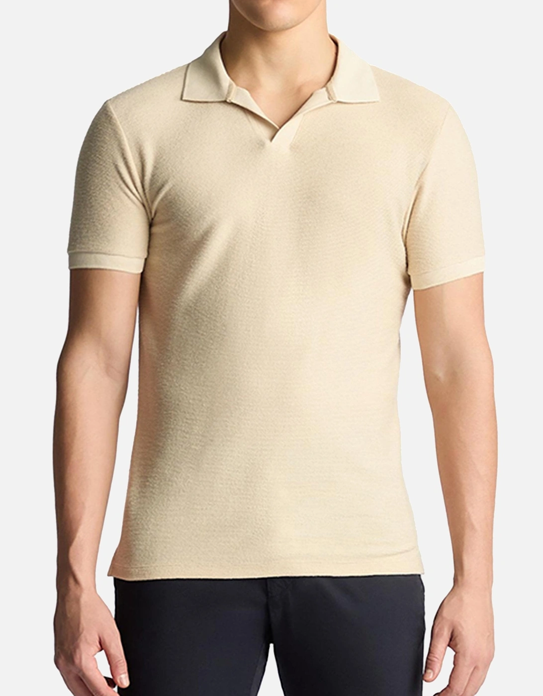 Open Collar Beige Polo, 4 of 3