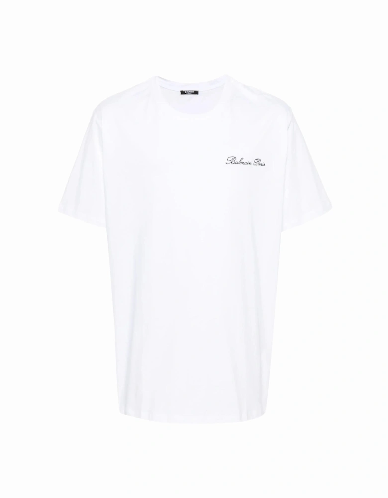 Signature Logo T-shirt Bulky Fit White