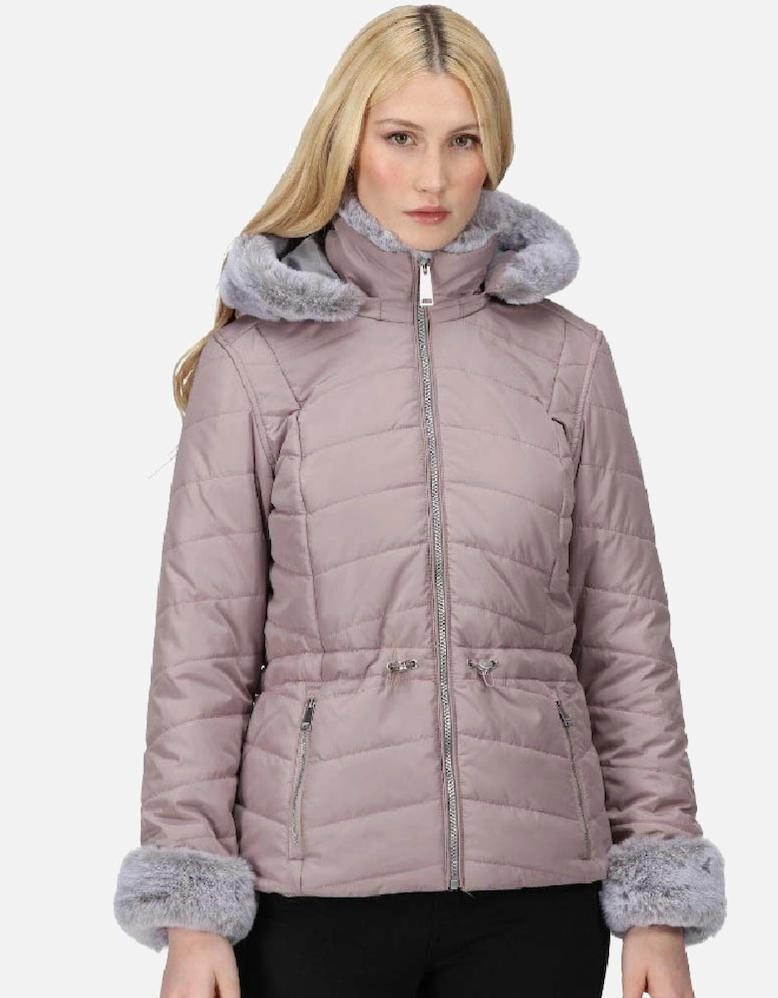 Womens Willabella Water Repellent Padded Coat, 5 of 4