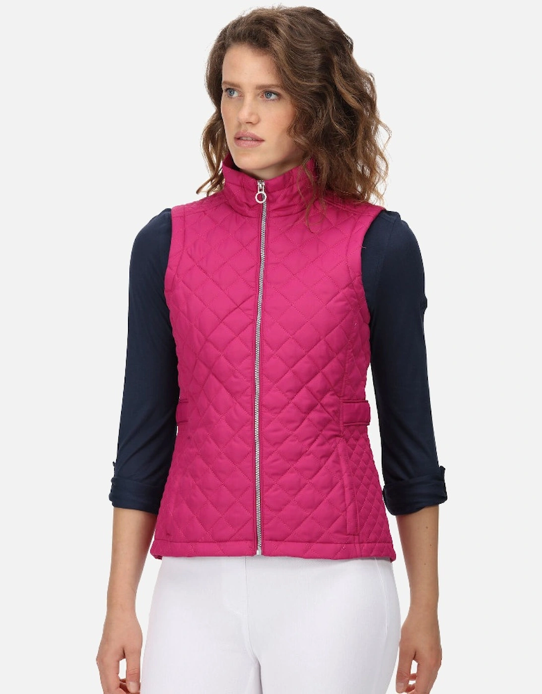Womens Charleigh Quilted Warm Bodywarmer Gilet, 5 of 4