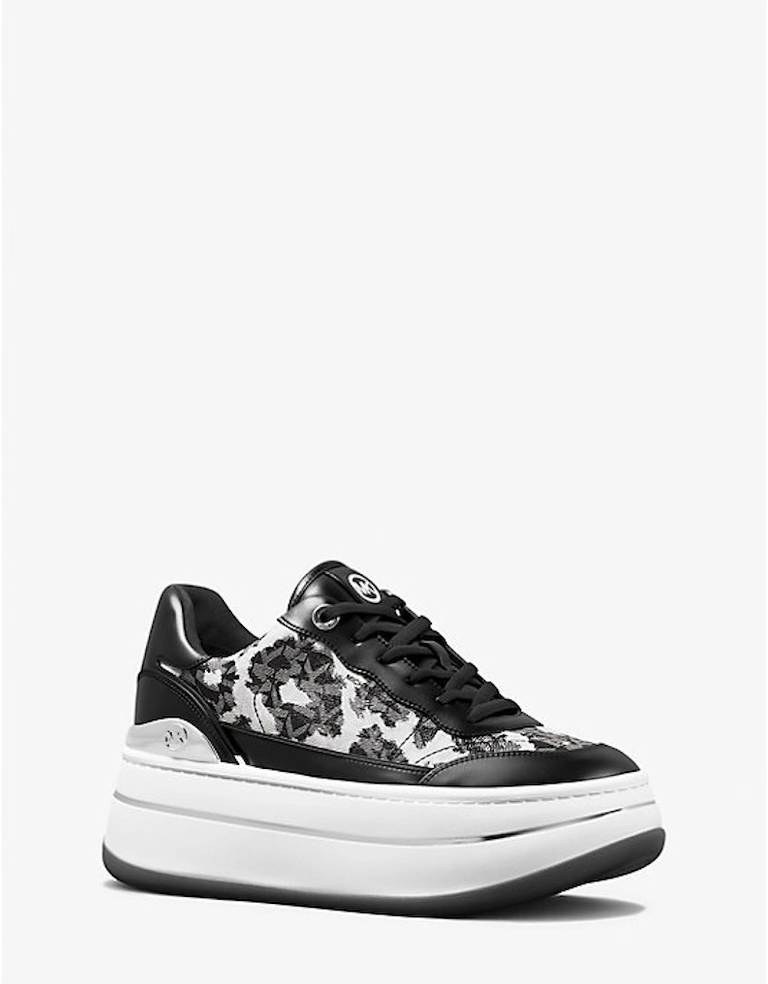 Hayes Leopard Logo and Leather Platform Sneaker, 2 of 1