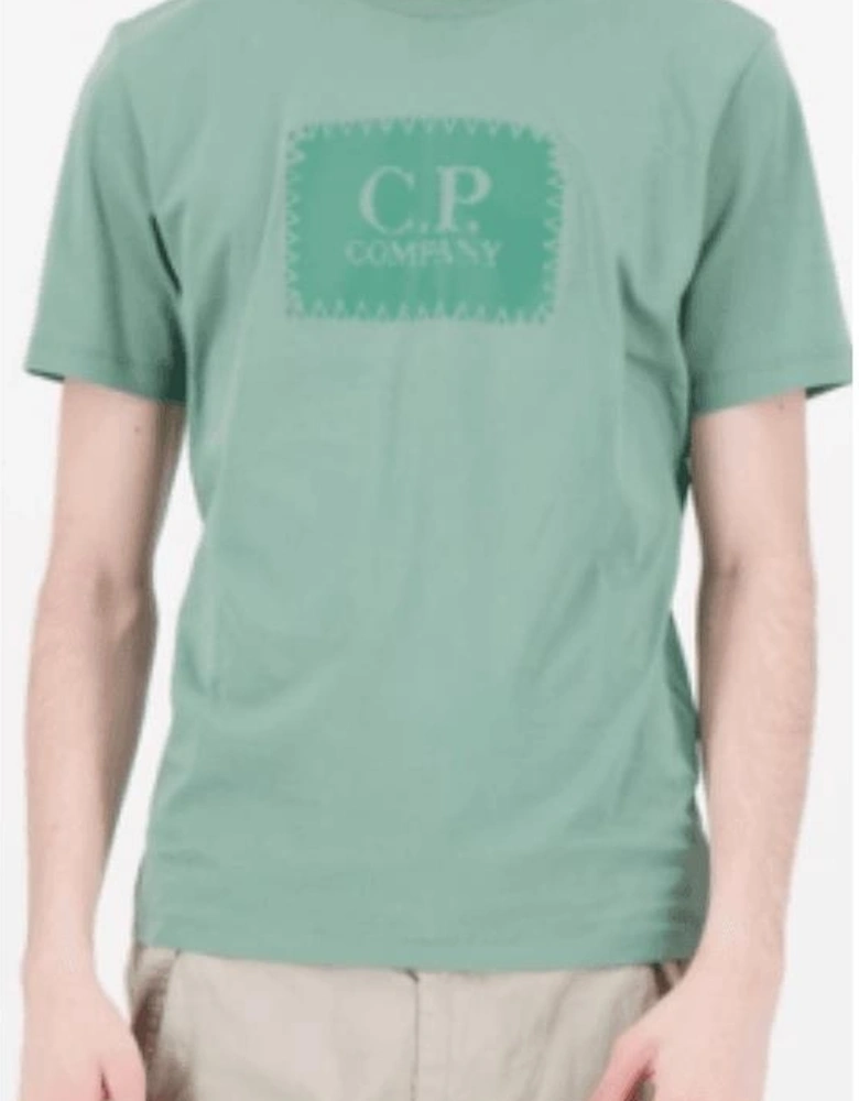 Cotton Patch Logo Khaki T-Shirt
