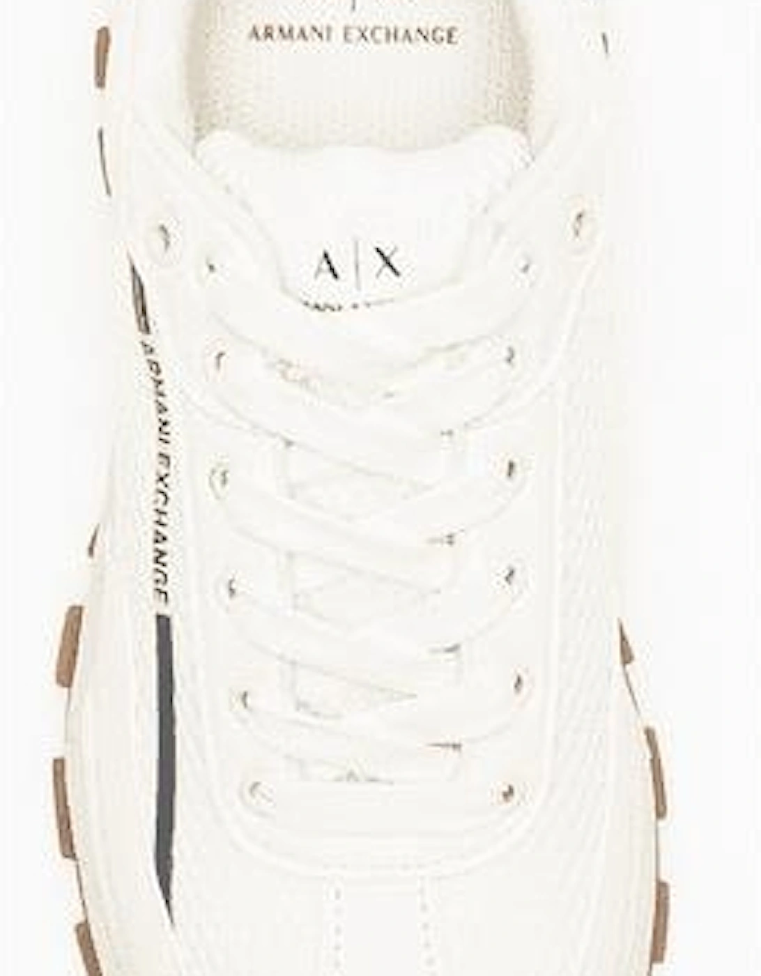 Chunky Sole Mesh/Suede Cream Trainer
