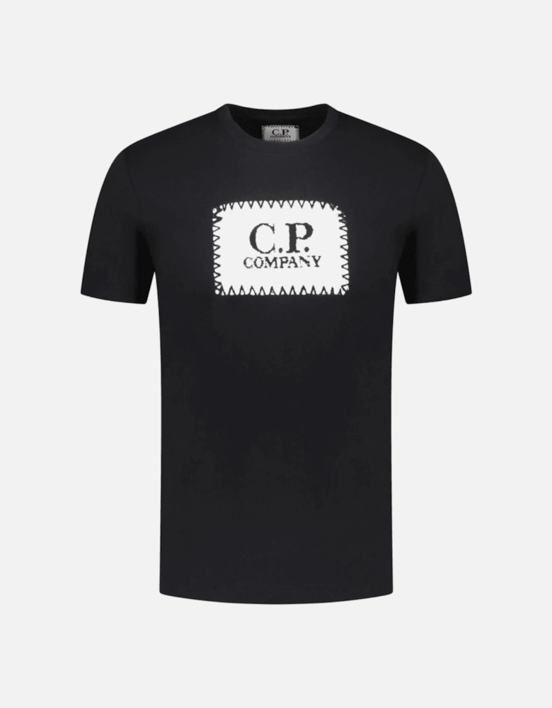 Cotton Patch Logo Black T-Shirt