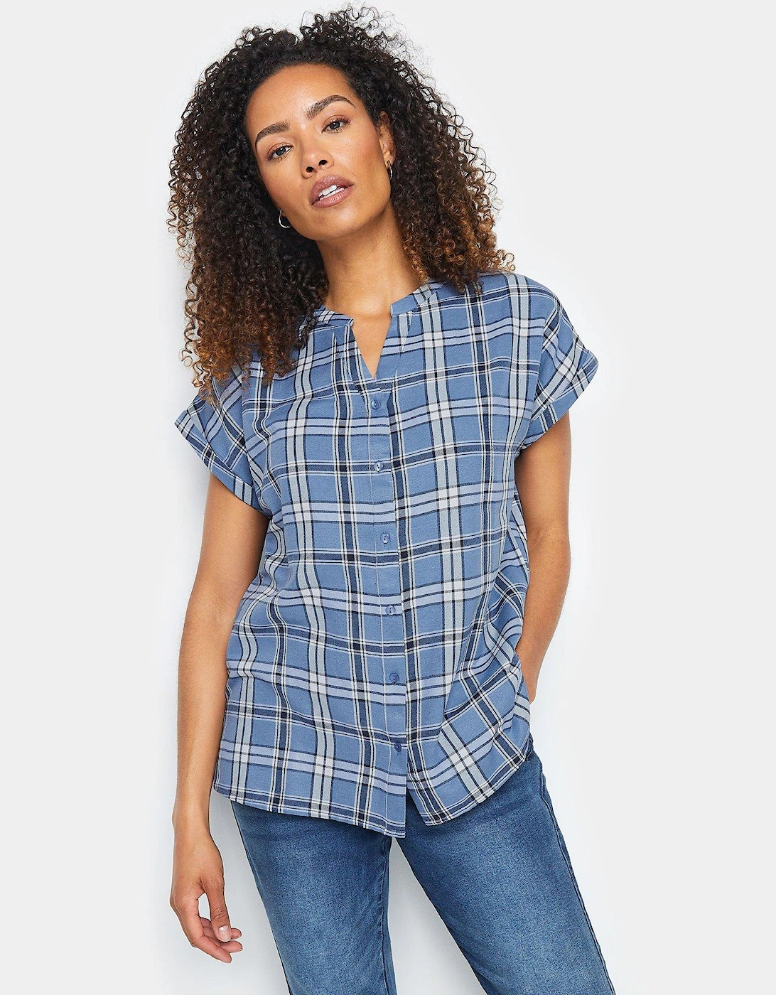Blue Checked Grown On Shirt, 2 of 1