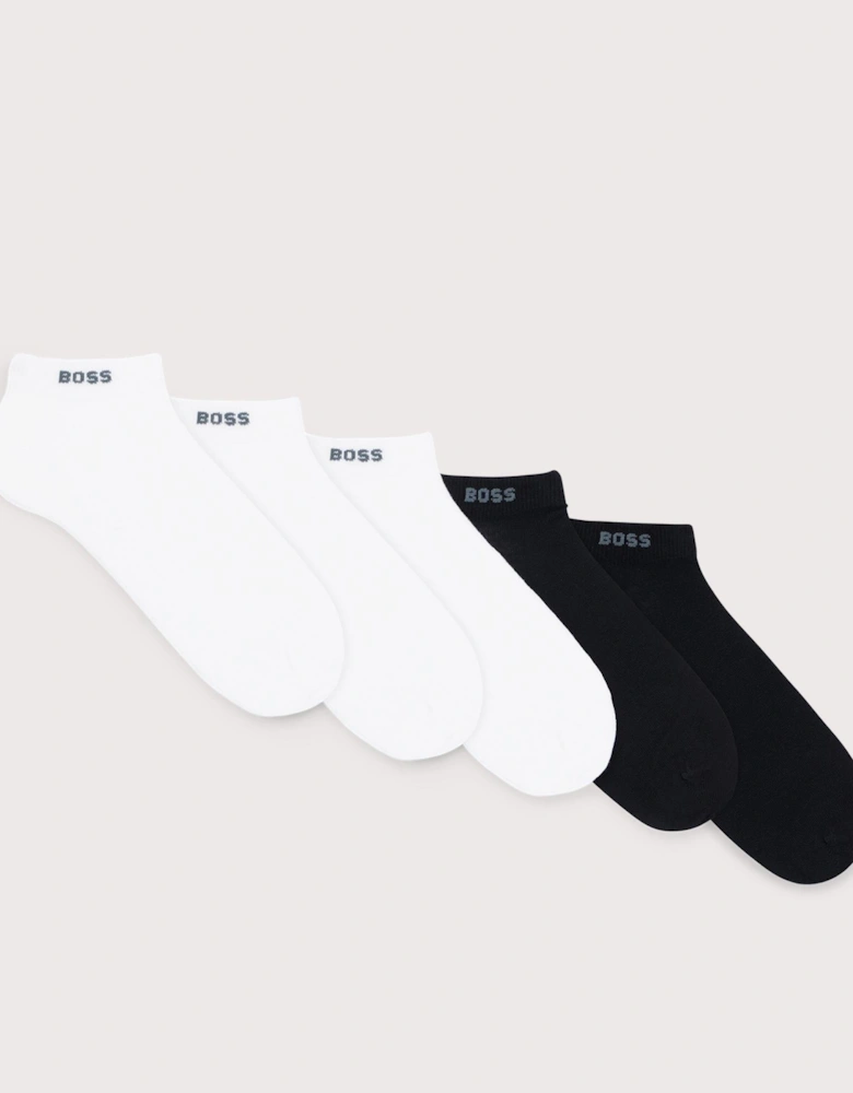 5 Pack Uni Color Ankle Socks