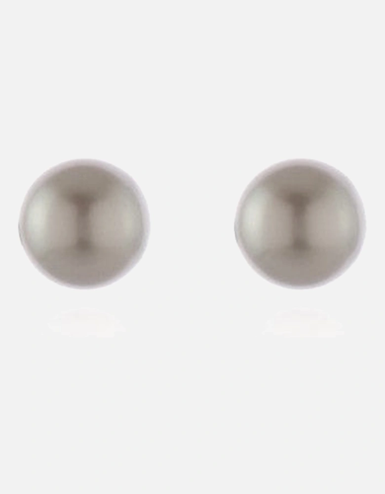 Cachet Mac 10 Earrings.Platinum Pearl
