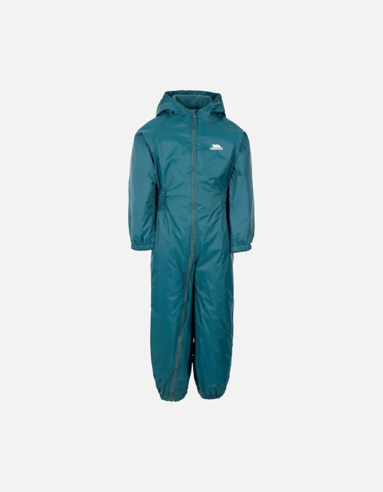 Kids Button Waterproof Rain Suit