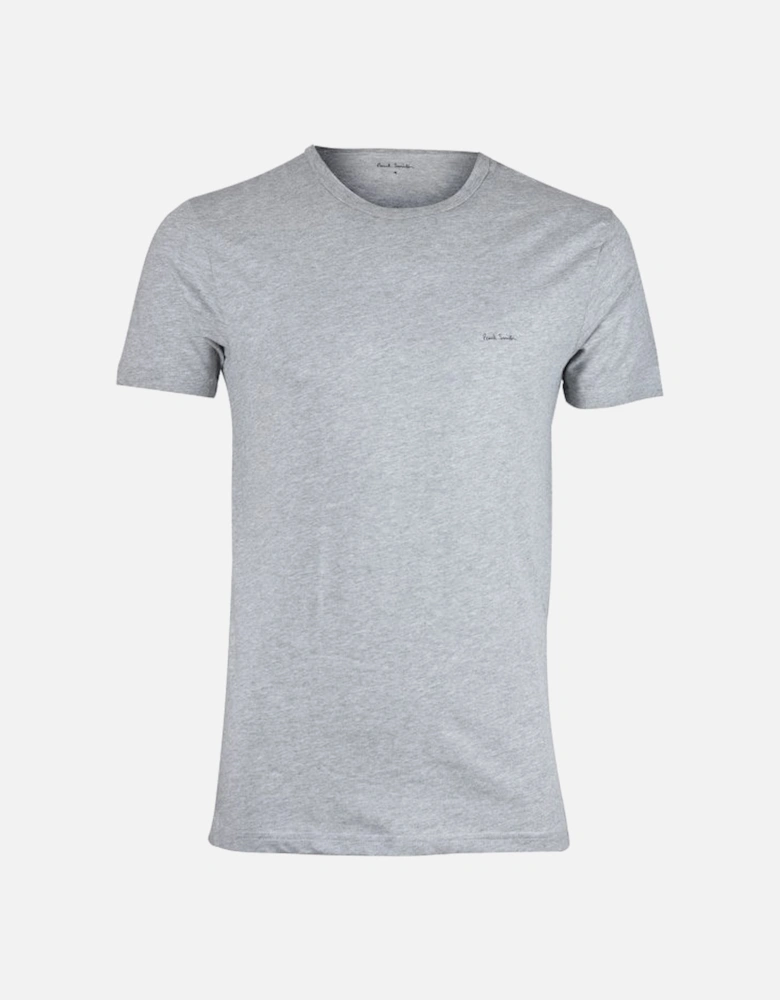3-Pack Logo Organic Cotton T-Shirts, Black/White/Grey