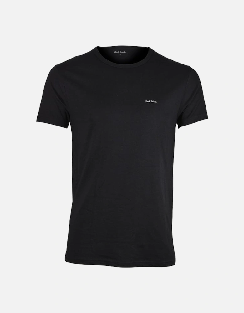 3-Pack Logo Organic Cotton T-Shirts, Black/White/Grey