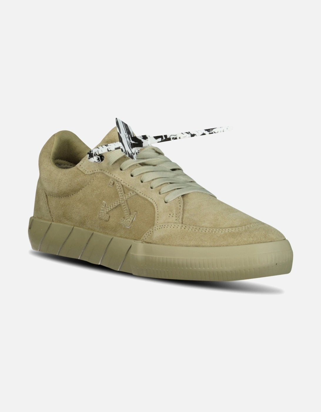 Vulcanized Low Top Trainers Beige