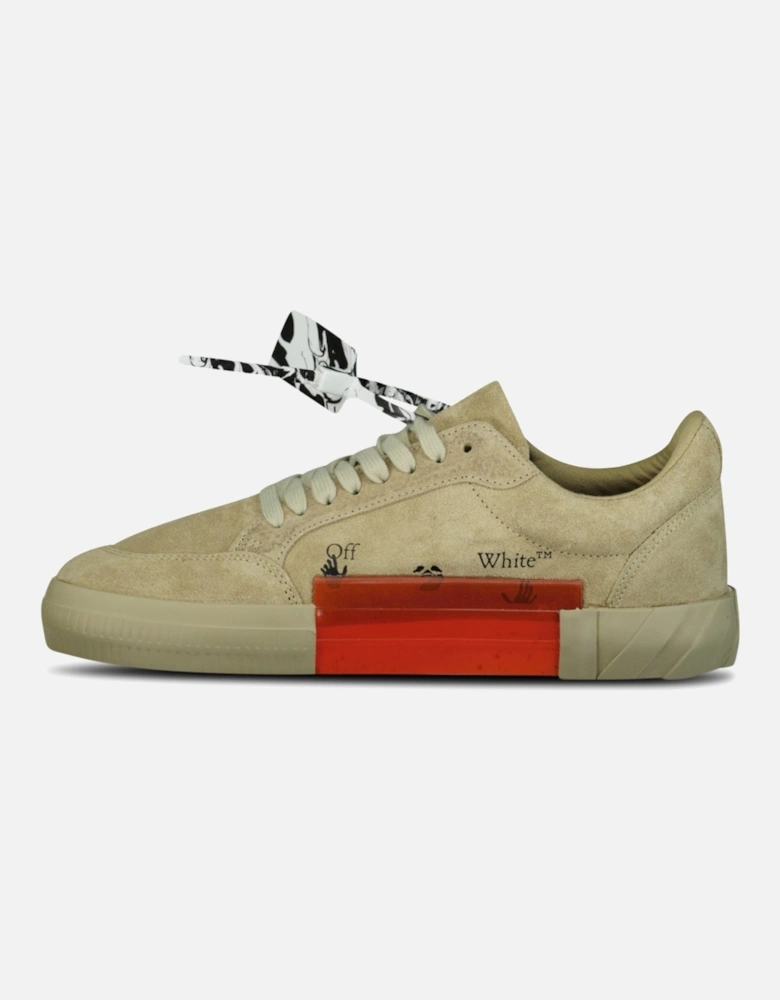 Vulcanized Low Top Trainers Beige