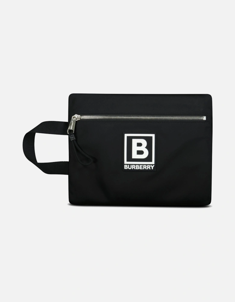 Handle Pouch Bag Black