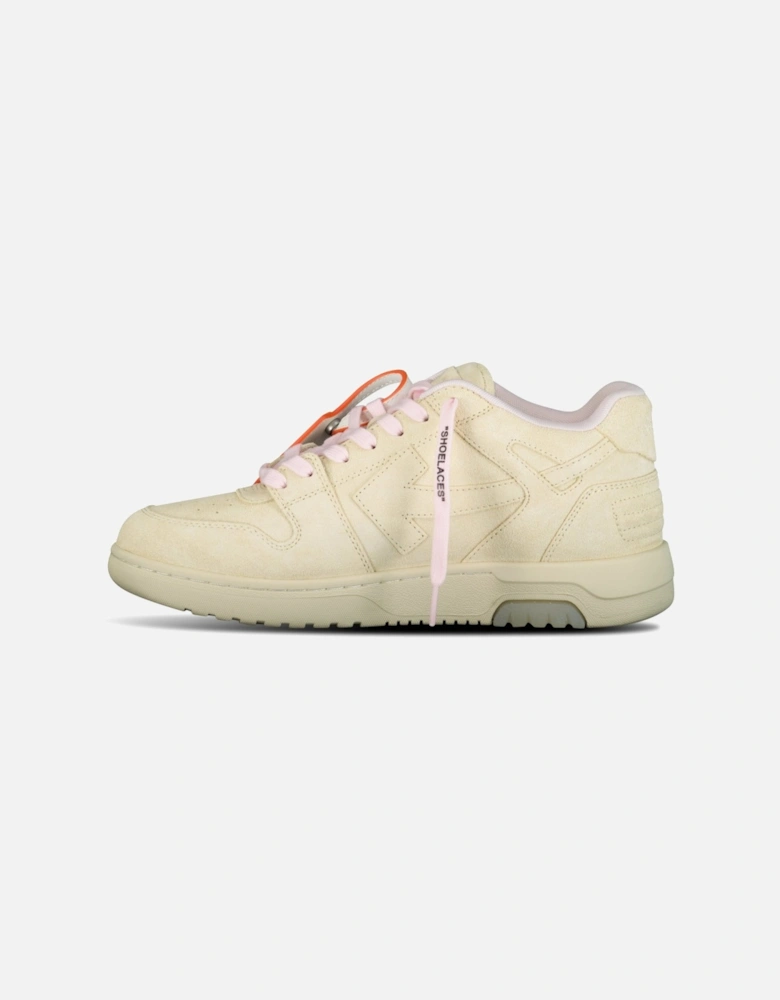 Out Of Office Low-Top Suede Trainers Beige & Pink