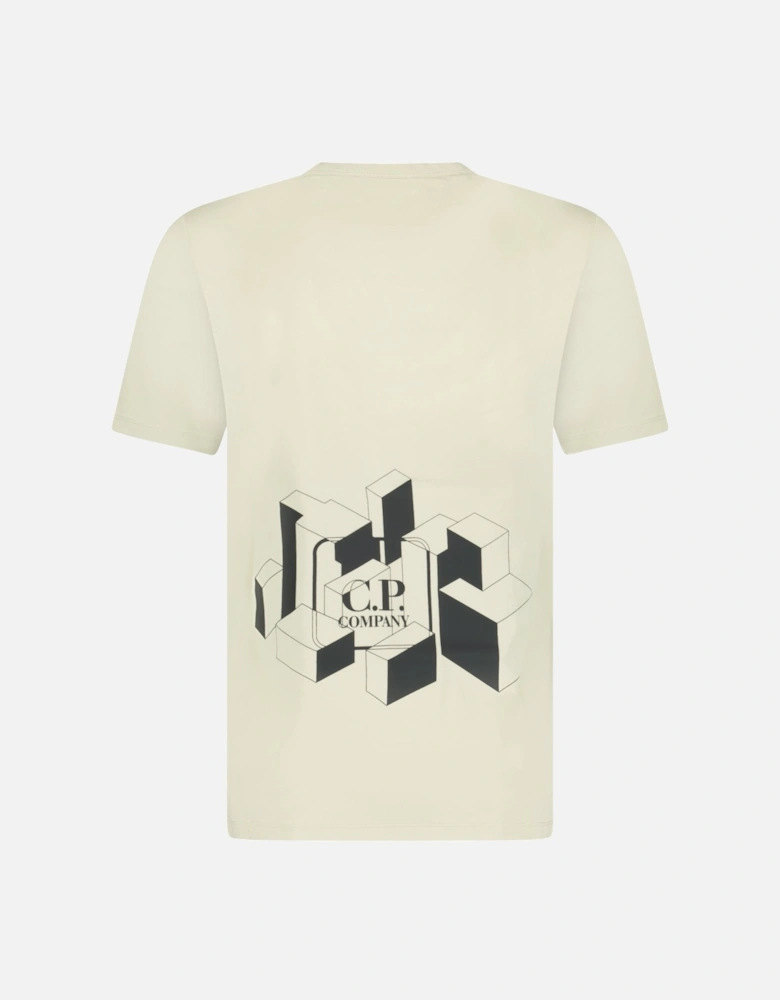 Chest Logo T-Shirt Beige