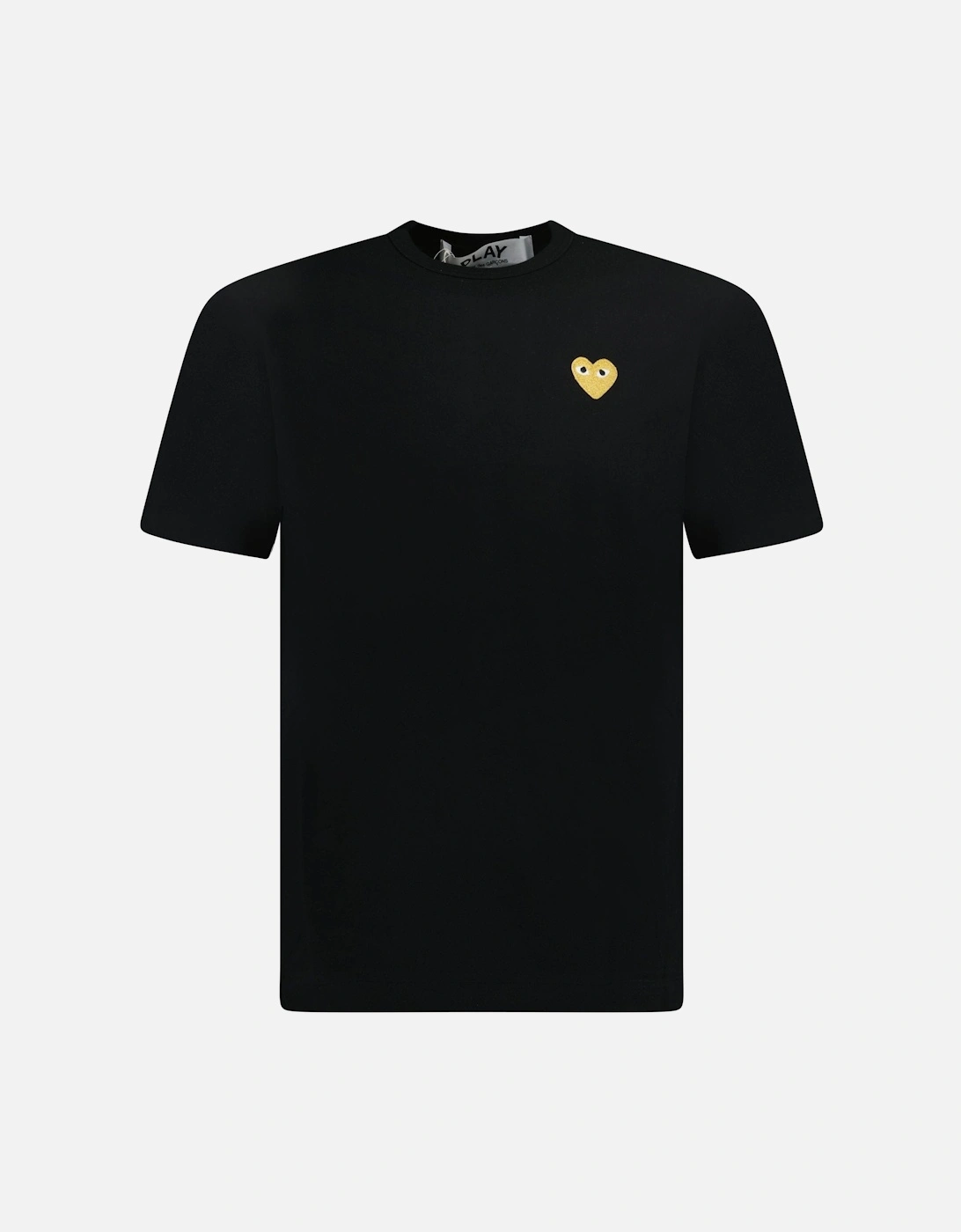 Gold Heart Logo T-Shirt Black, 3 of 2