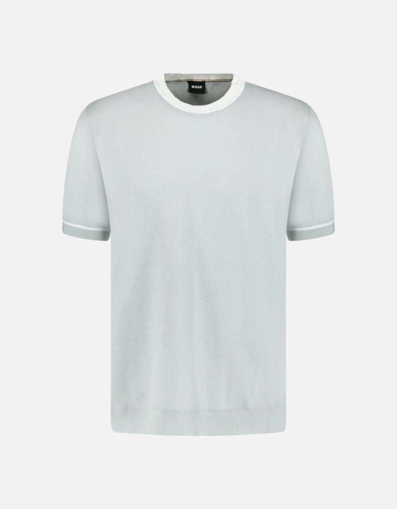 Grosso Knit T Shirt Pastel Grey