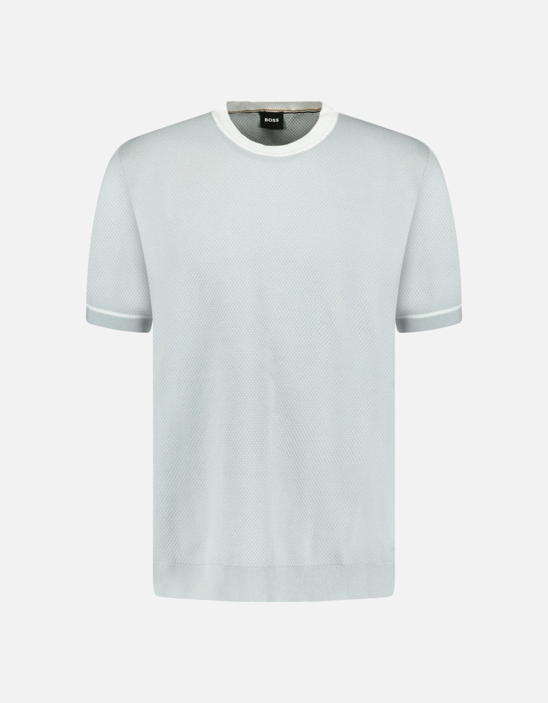 Grosso Knit T Shirt Pastel Grey, 3 of 2