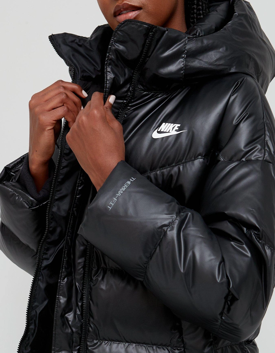 NSW Hooded Down Parka - Black