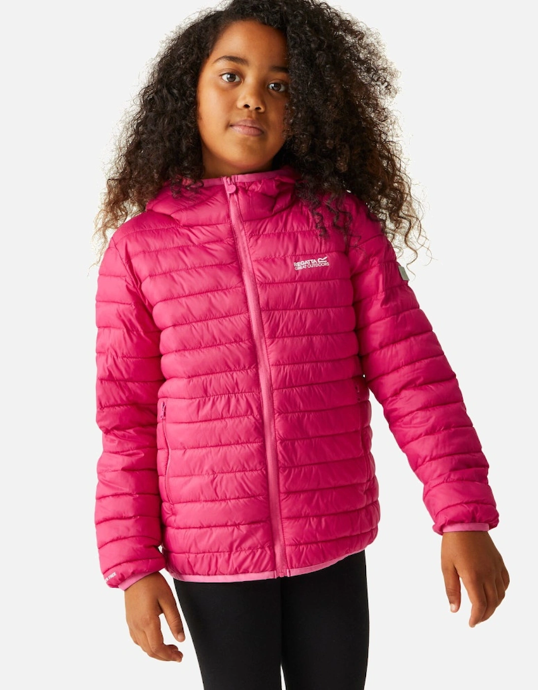 Girls Hillpack II Packable Hooded Padded Coat, 5 of 4