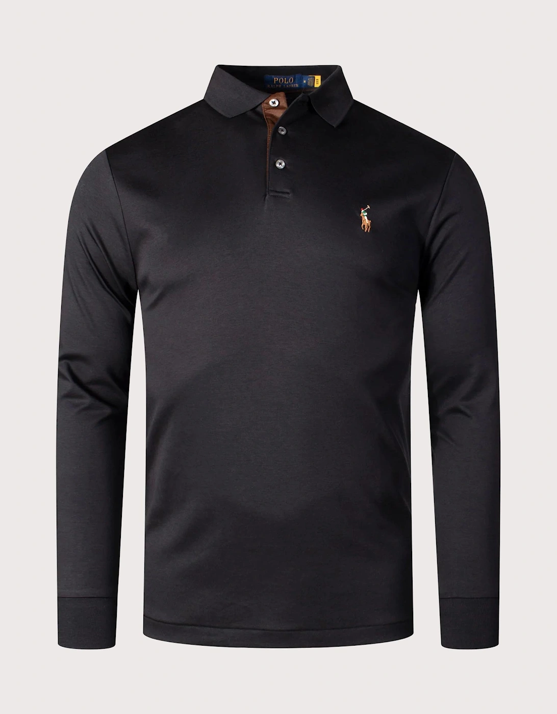 Custom Slim Fit Long Sleeve Soft Cotton Polo Shirt, 4 of 3