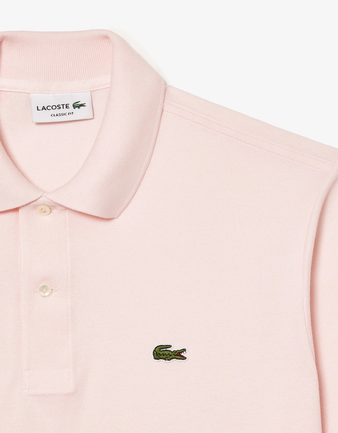 Men's Pink Classic Short Sleeved Polo Shirt