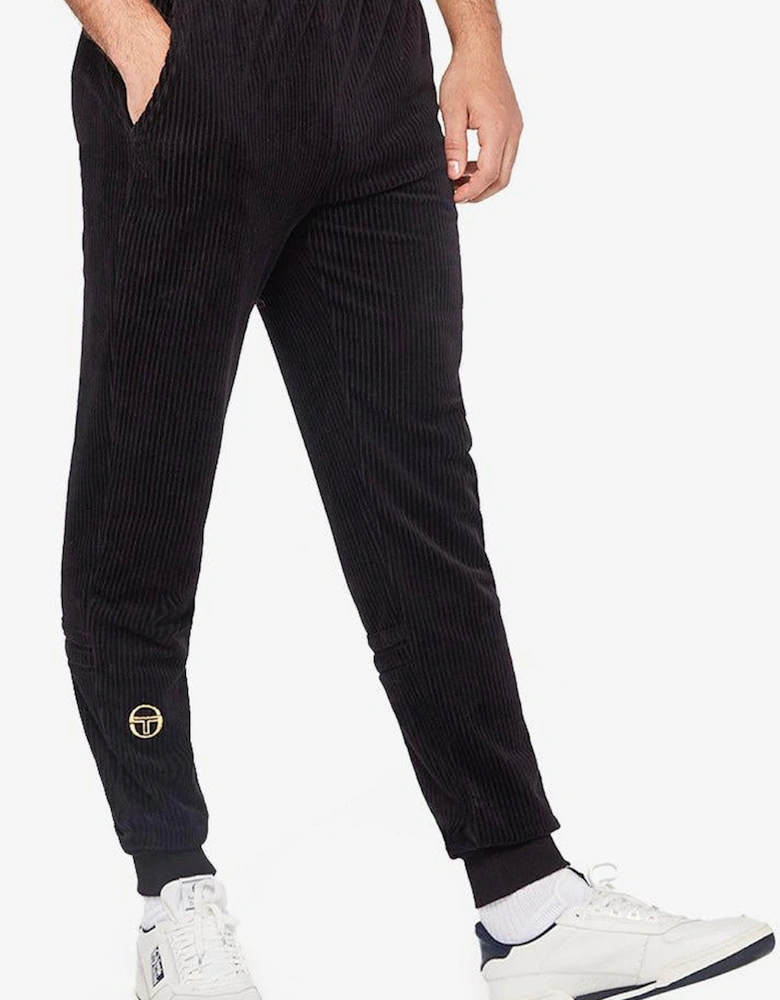 Orion Rib Track Pants Black