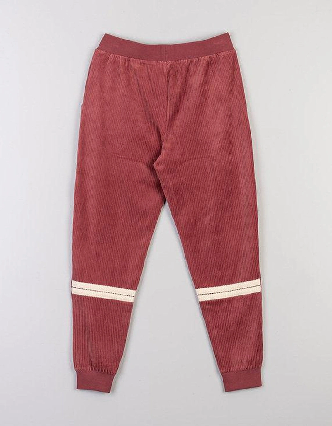 Orion Rib Track Pant Burgundy